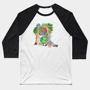 R - an illuminated letter Baseball T-Shirt